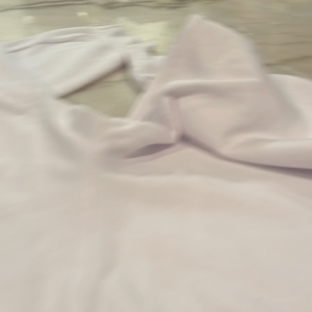 White Calvin Klein Lounge long sleeve shirt and matching drawstring pant - Picture 4 of 4